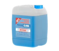 PRIMOCLIMA ANTIFROST Теплоноситель Primoclima Antifrost (Пропиленгликоль) -30C 10 кг канистра (цвет синий)
