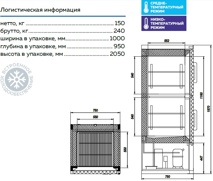 Холодильный шкаф мхм шхк 400м