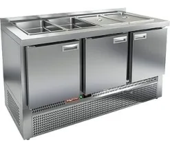 Холодильный стол для салата Hicold SLE3-111GN без крышки
