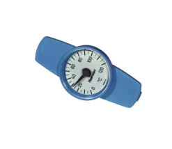 Heimeier Термометр Heimeier для шаровых кранов GLOBO, диапазон 0-120 °С, DN10-32, синий