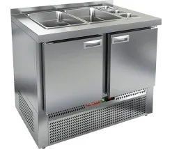 Холодильный стол для салата Hicold SLE3-11GN без крышки