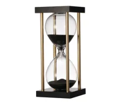 Декоративное изделие Песочные часы (15 минут) 7x7x18см