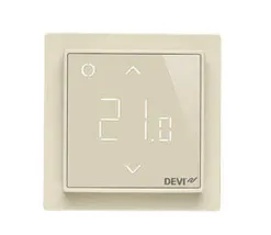 DEVI Терморегулятор DEVIreg™ Smart интеллектуальный с Wi-Fi, бежевый, 16А