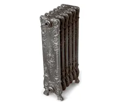 Exemet Чугунный радиатор Exemet Fidelia 800-14 секций, антик серебро