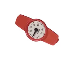 Heimeier Термометр Heimeier для шаровых кранов GLOBO, диапазон 0-120 °С, DN10-32, красный