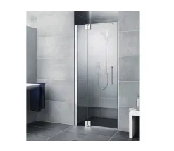 Дверь, Kermi, Pasa XP, шв 900*2000, петли-справа, серебристый глянцевый, цвет стекла-прозрачный, KermiCLEAN, PX 1TR 09020 VР K