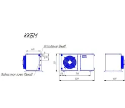 Компрессорно-конденсаторный блок Intercold ККБМ-TAJ4517