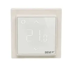 DEVI Терморегулятор DEVIreg™ Smart интеллектуальный с Wi-Fi, белый, 16А
