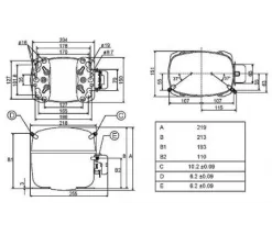 Компрессор Secop SC 15 D