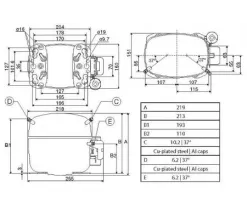 Компрессор Secop SC 15 G