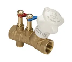 Клапан, R206B, DN-20, 3/4", ВВ, PN, бар-25, с измерительными штуцерами, со сливом, R206BY004